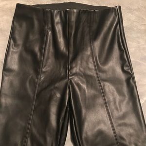 Charlotte Russe Feaux Leather Leggings Sz Large